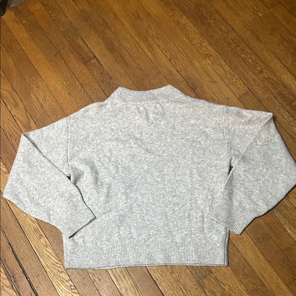 a new day Gray Sweater with Green 'Amour' Design - Picture 5 of 5